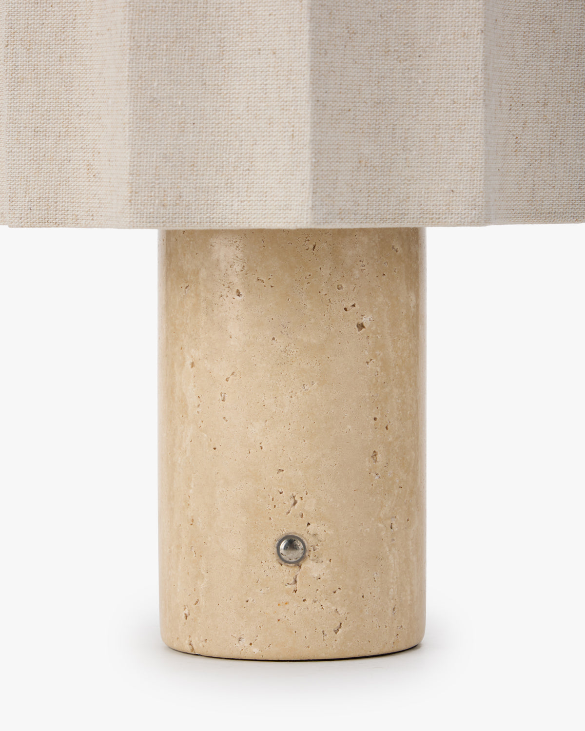 Lampe Bridget - jonction abat-jour et pied en détail